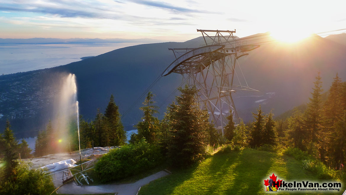 Wonderful Grouse Mountain Sunset