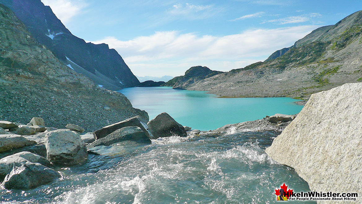 Glacier View of Wedgemount Lake