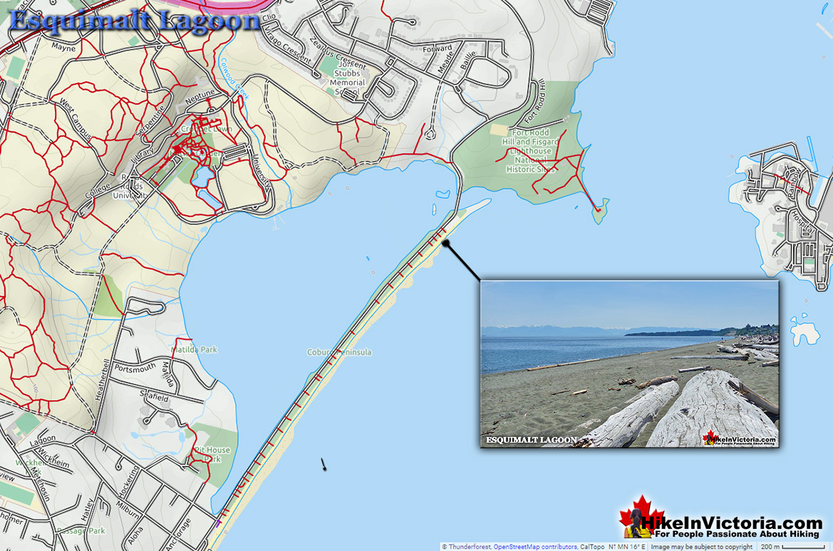 Esquimalt Lagoon Map