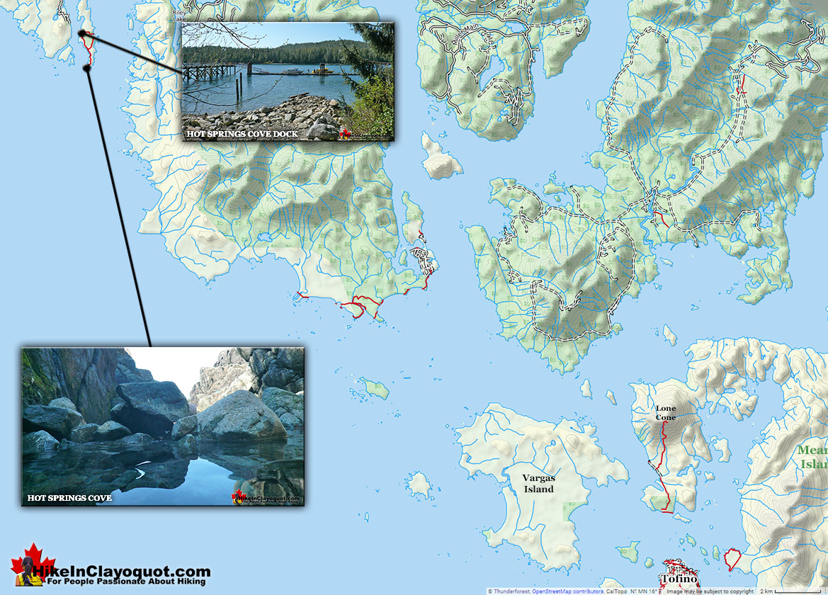 Directions Map to Hot Springs Cove