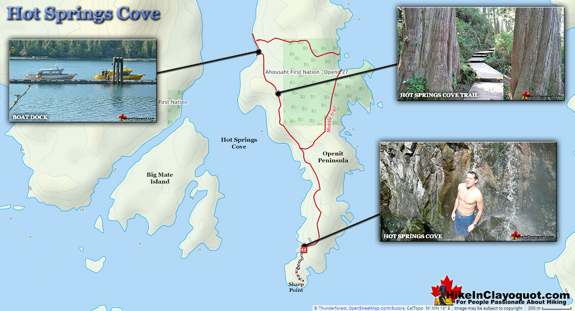 Hot Springs Cove Map