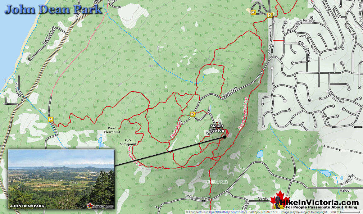 John Dean Park Map