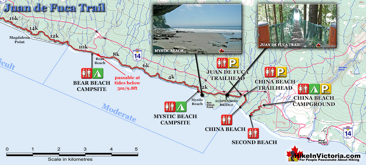 Juan de Fuca Trail China to Bear