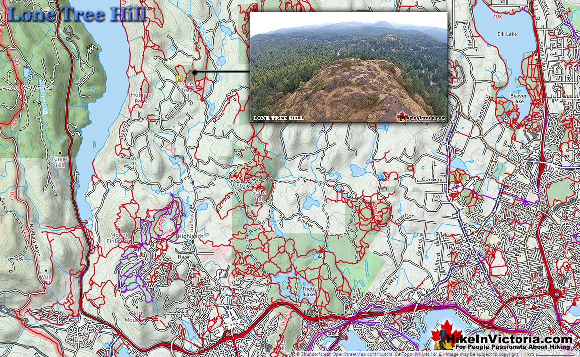 Lone Tree Hill Directions Map