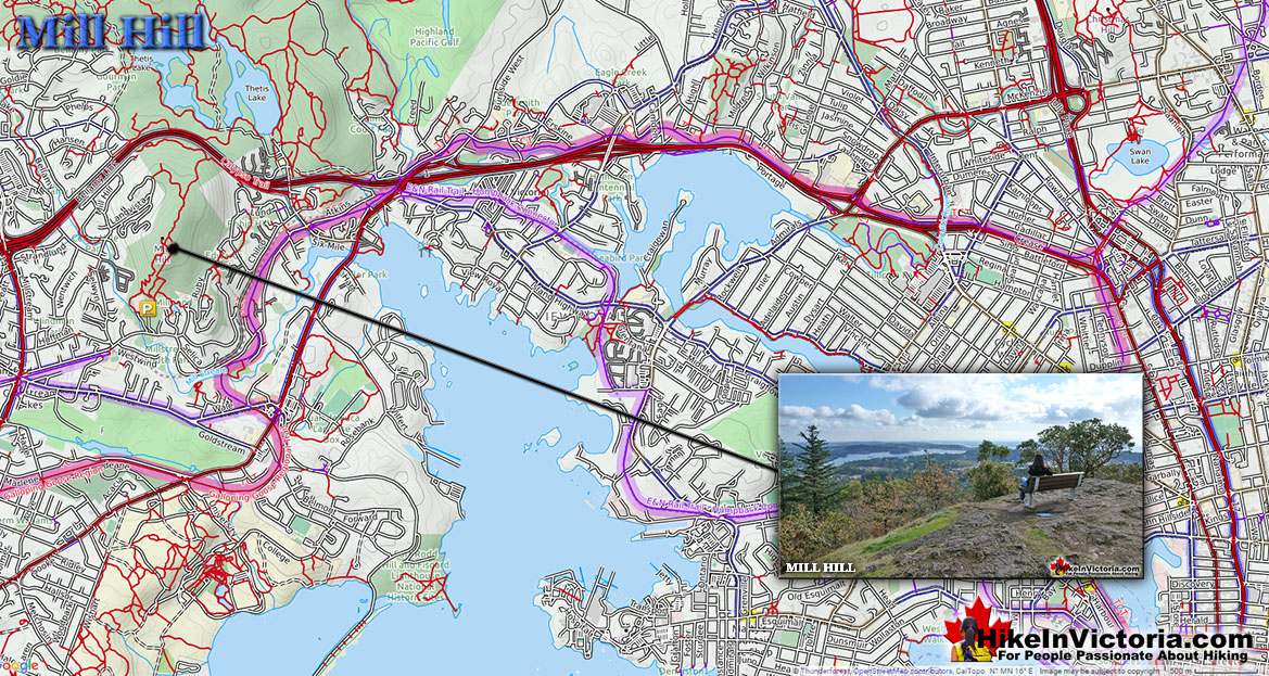 Mill Hill Directions Map