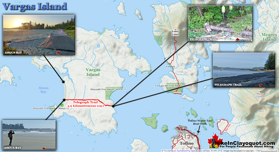 Vargas Island Directions Map